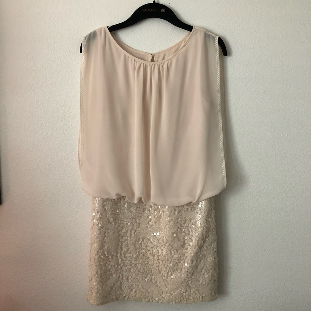 Aidan Mattox sequined party dress